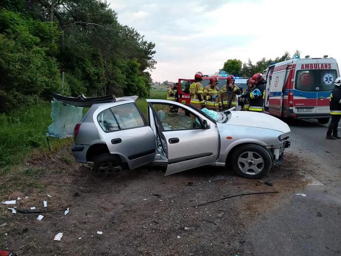 Wypadek pod Płockiem - Marychnów, gmina Staroźreby