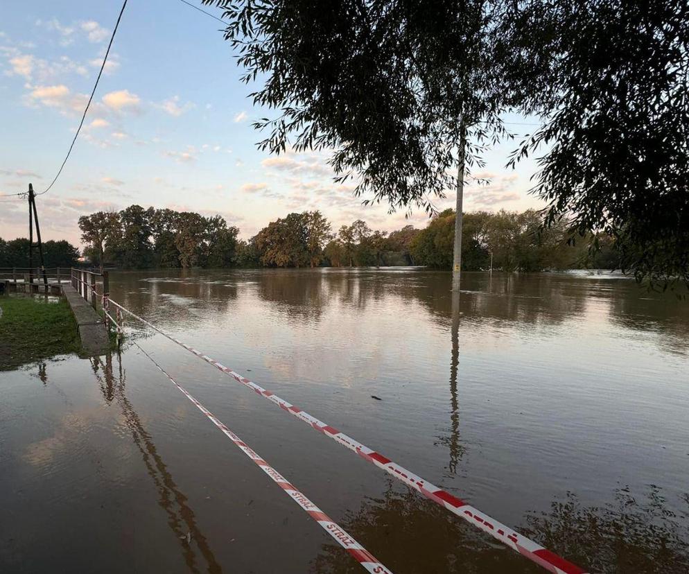 Wielka woda dotarła do lubuskiego. Zamknięto ulice i most