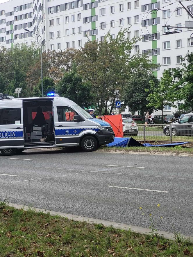 Śmiertelny wypadek na przejściu dla pieszych w Łodzi. Siła uderzenia była bardzo duża