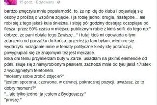 Rafalala narzeka na sławę. Nie chce już strzelać sobie selfików z fanami