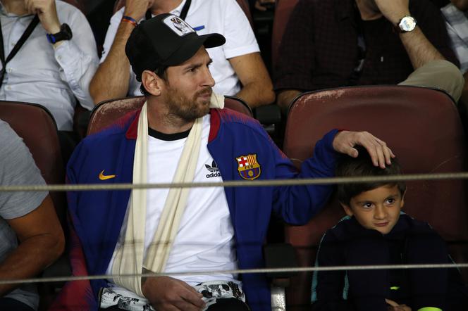 Lionel Messi z synem