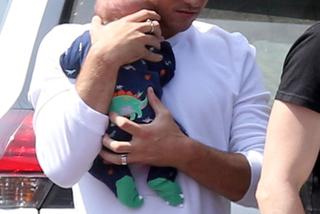 Tom Daley z synem Robertem Rayem