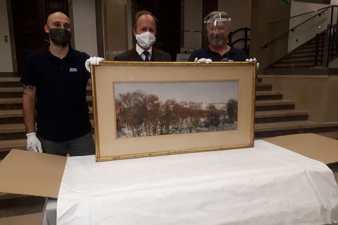 Po 80 latach obraz autorstwa Juliana Fałata wrócił do Muzeum Narodowego w Krakowie