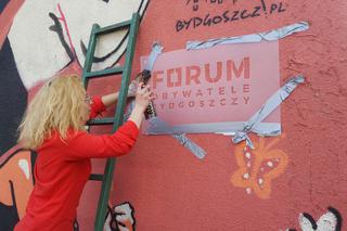 Odsłonięto nowy mural Bydgoszcz otwarta i tolerancyjna