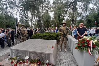 81. rocznica wybuchu Powstania Warszawskiego. Uroczystości przy pomniku Gloria Victis