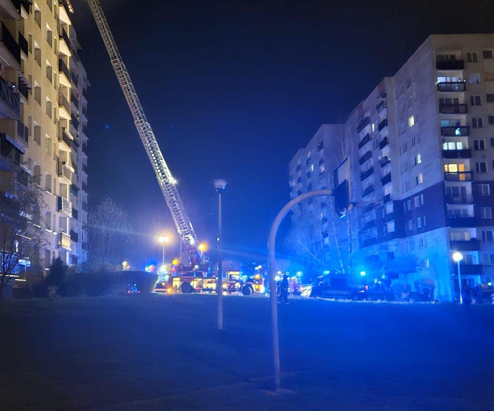 Tragiczny pożar mieszkania w wieżowcu w Bielsku-Białej