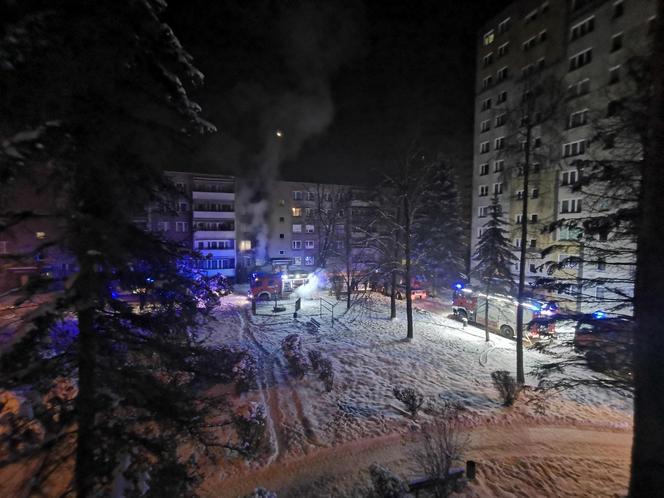 Pożar mieszkania przy ul. Lwowskiej