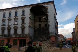 Rybnik. Zawaliła się ściana kamienicy Świerklaniec