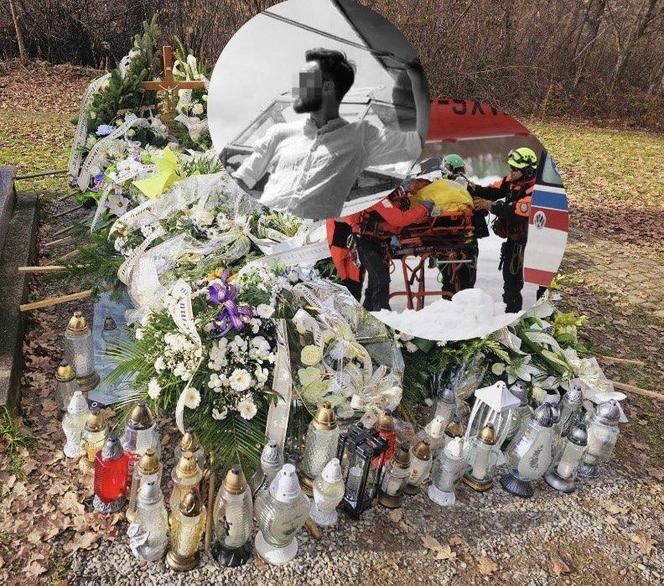 28-letni Krzysztof zginął w lawinie. Skromny nagrobek i ocean kwiatów