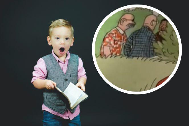 Dwuznaczne ilustracje w książce dla dzieci. Autor schował je na drugim planie 