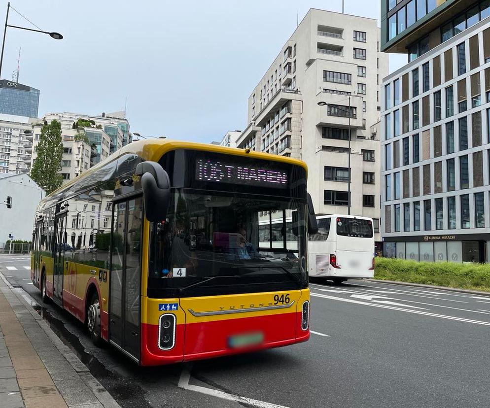 Elektryczny autobus Yutong U12 zadebiutował na ulicach Warszawy