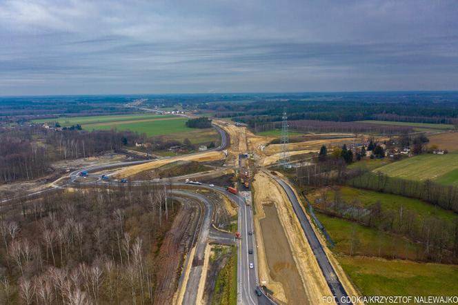 Budowa S7 na trasie Napierki - Płońsk. Zobacz postępy prac [GALERIA]