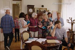 M jak miłość. Ksiądz Grzegorz (Paweł Janyst), Daniel (Paweł Prokopczuk), Kisielowa (Małgorzata Rożniatowska)