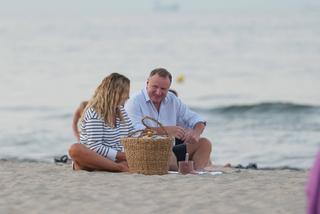 Joanna i Jacek Kurscy przyłapani na plaży! Romantyczny koniec wakacji
