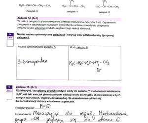 Matura 2024 chemia rozszerzona - arkusze CKE i sugerowane odpowiedzi - formuła 2015