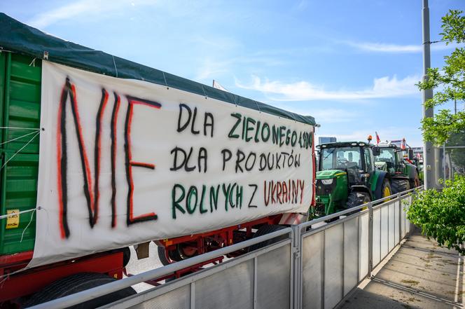 Protest rolników w Poznaniu