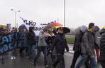 Protest uczniów przeciw dopalaczom w Katowicach