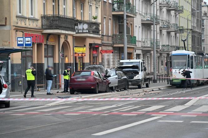 Wypadek w Szczecinie plac Rodła 