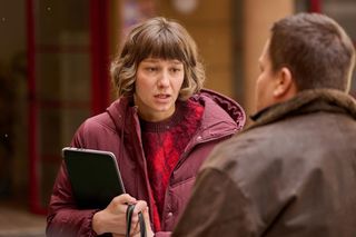 Na Wspólnej odc. 4040. Brygida (Maja Wolska), Michał (Robert Kudelski)