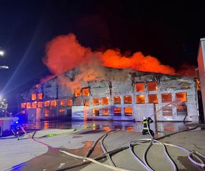 Namysłowska policja ustala przyczyny potężnego pożaru kurnika w Fałkowicach na Opolszczyźnie 