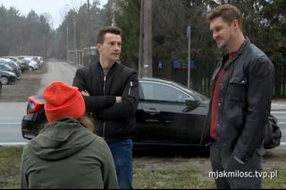 M jak miłość. Marcin (Mikołaj Roznerski), Ola (Katarzyna Mosek), Jakub Karski (Krzysztof Kwiatkowski)