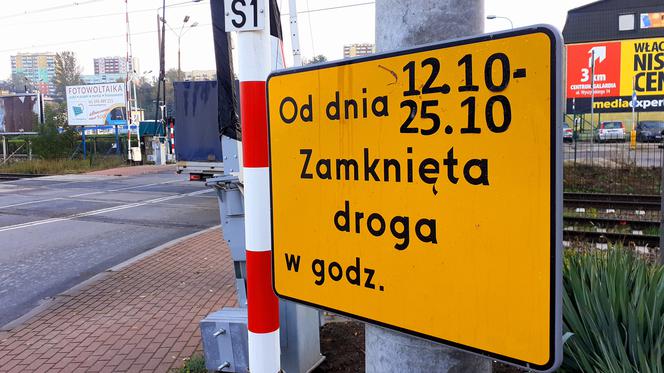 Przejazd kolejowy Starachowice Zachodnie zamknięcie