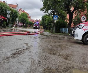 Elbląg i Tolkmicko walczą z żywiołem z wodą