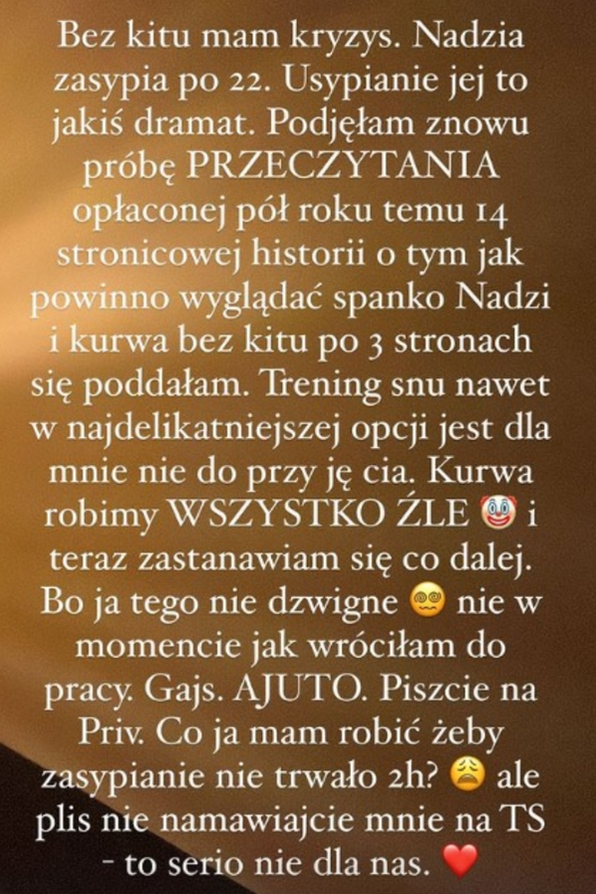 Insta Stories Zofii Zborowskiej