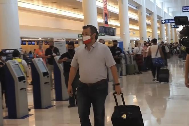 Ten chłopiec zamarzł a senator grzeje się w Meksyku