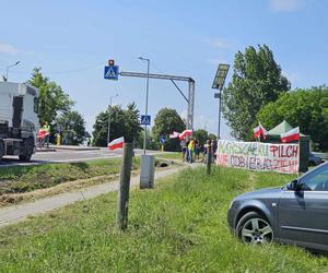 Protest mieszkańców Duńkowiczek