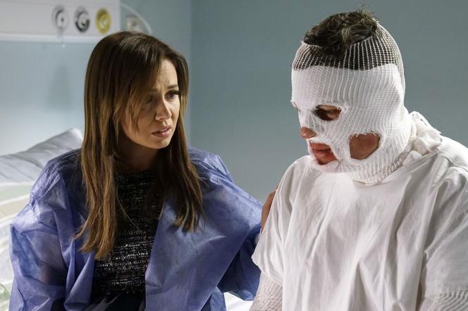 Barwy szczęścia odc. 2014. Tomek (Tomasz Błasiak) Mariolka (Agnieszka Mrozińska)