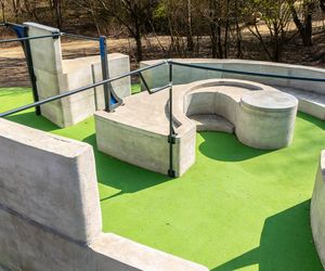 Flowpark do ćwiczenia parkouru, park Przy Bażantarni