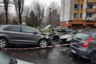 Na osiedlu Paderewskiego znowu płoną auta. To kolejny taki pożar w Katowicach w ciągu kilku dni