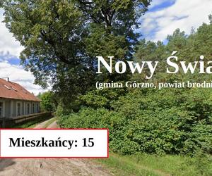 Te wsie Kujawsko-Pomorskiego liczą najmniej mieszkańców