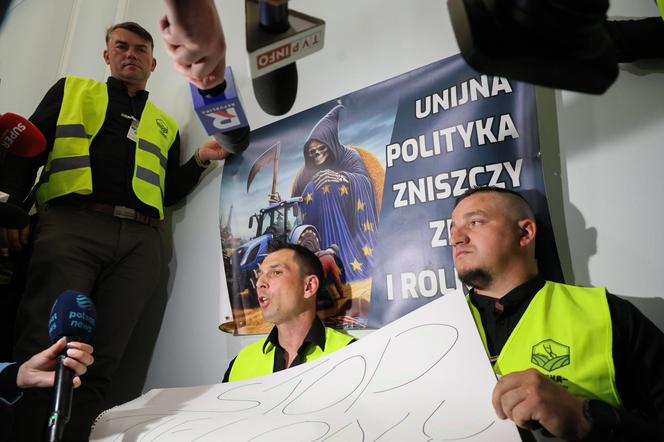 Rolnicy protestują w Sejmie