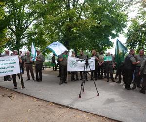 Protest leśników Szczecin 2024 