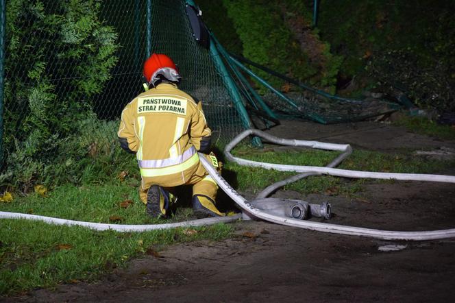 Wyciek gazu i ewakuacja mieszkańców w Kościanie. Winny pijany traktorzysta