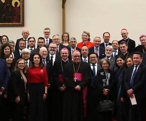 Przedstawiciele Episkopatu na spotkaniu z korpusem dyplomatycznym
