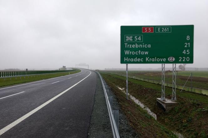 Droga S5 na Dolnym Śląsku