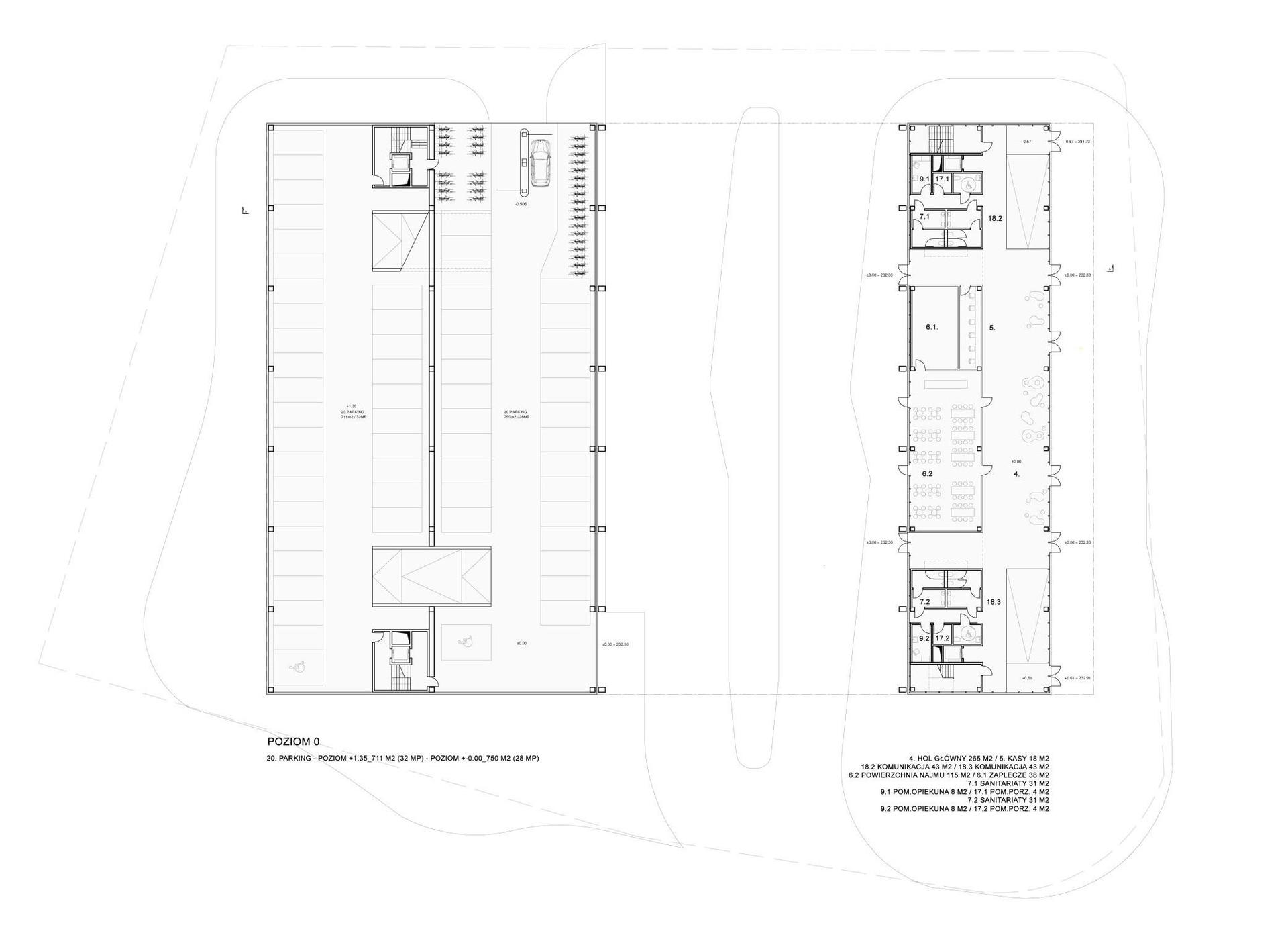 Centrum przesiadkowe w Rybniku według eM4.Pracowni Architektury.Brataniec