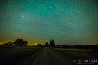 Perseidy i Airglow na Podkarpaciu