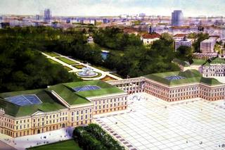 Pałac Saski - rusza odbudowa Pałacu Saskiego. Plac Piłsudskiego otoczony ogrodzeniem