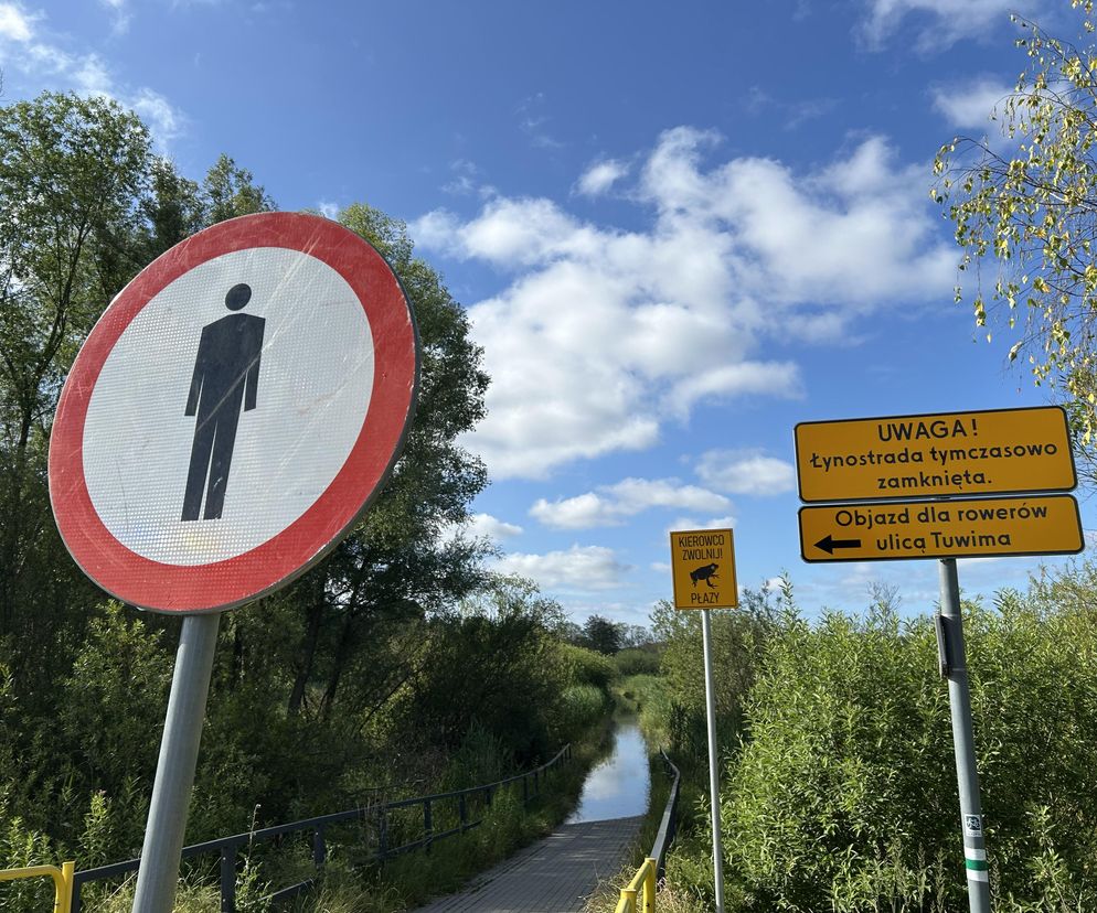 Łynostrada w Olsztynie zalana. Będą naprawy, a może i kładka!