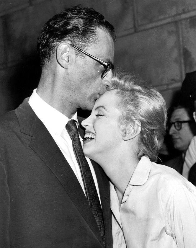 Marilyn Monroe i jej trzeci mąż Henry Miller