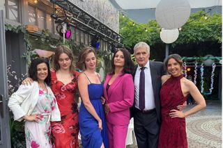 	M jak miłość nowy sezon. Aleksandra (Małgorzata Pieczyńska), Ania (Alina Szczegielniak), Aneta (Ilona Janyst), Erwin (Andrzej Dopierała), Franka (Dominika Kachlik), Kinga (Katarzyna Cichopek) na planie