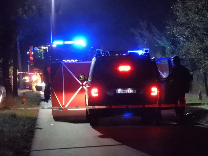  Brutalne zabójstwo na środku drogi pod Grójcem. Podpalili ciało i uciekli