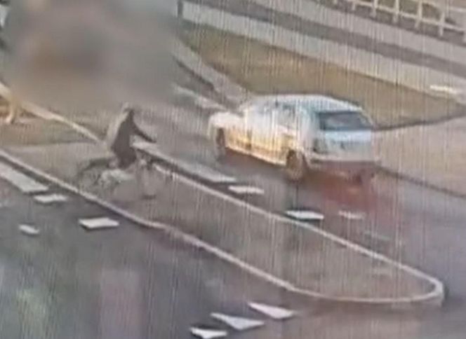 Potrącony rowerzysta 