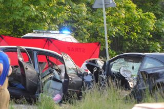Wypadek na łuku drogi pod Warszawą. Zginął obywatel Ukrainy