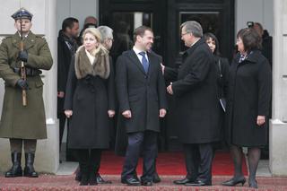 Wizyta prezydenta Rosji Miedwiediewa w Polsce – ZDJĘCIA  