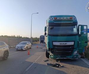 Wypadek na A1 w Częstochowie